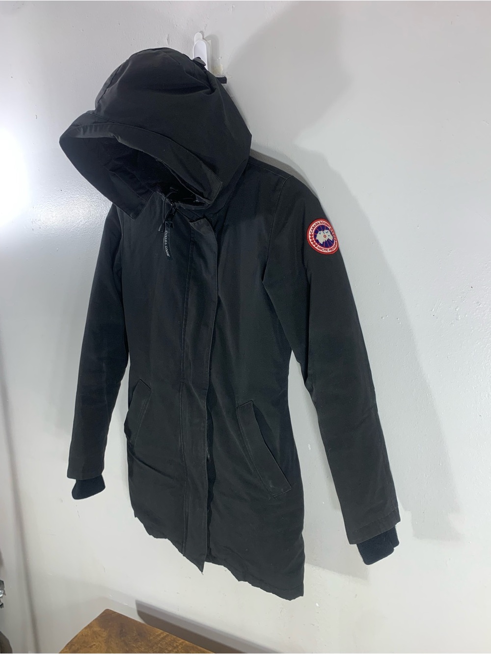 Canada Goose Arctic Program Black Down Parka – Made in Canada – XS/TP